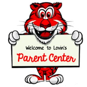 Lovin Elementary Parent center information 